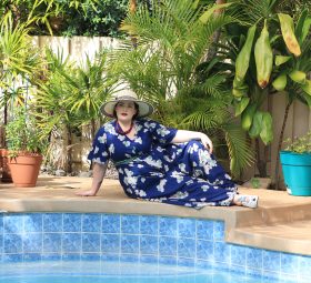 Beach Pajamas by the Poolside