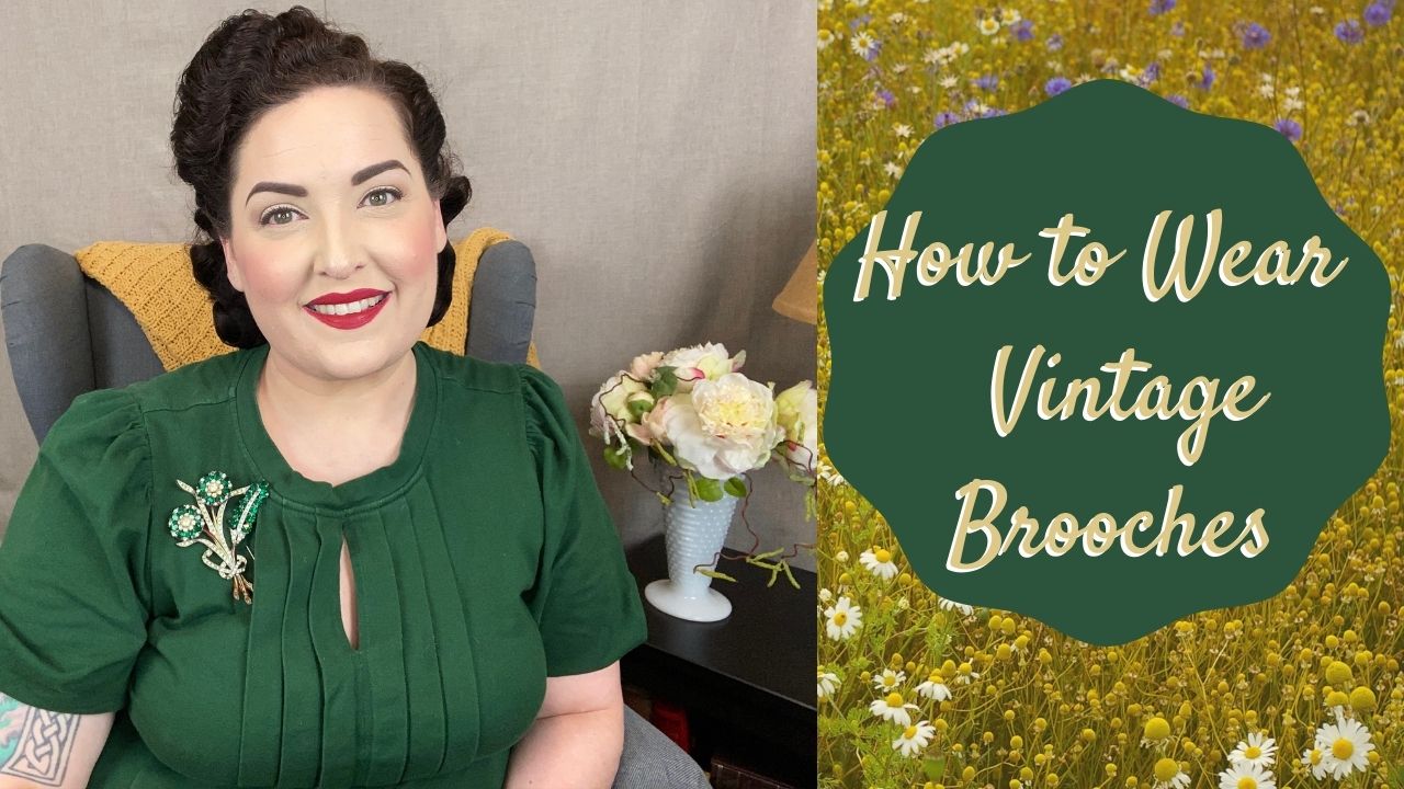 How to Wear Vintage Brooches