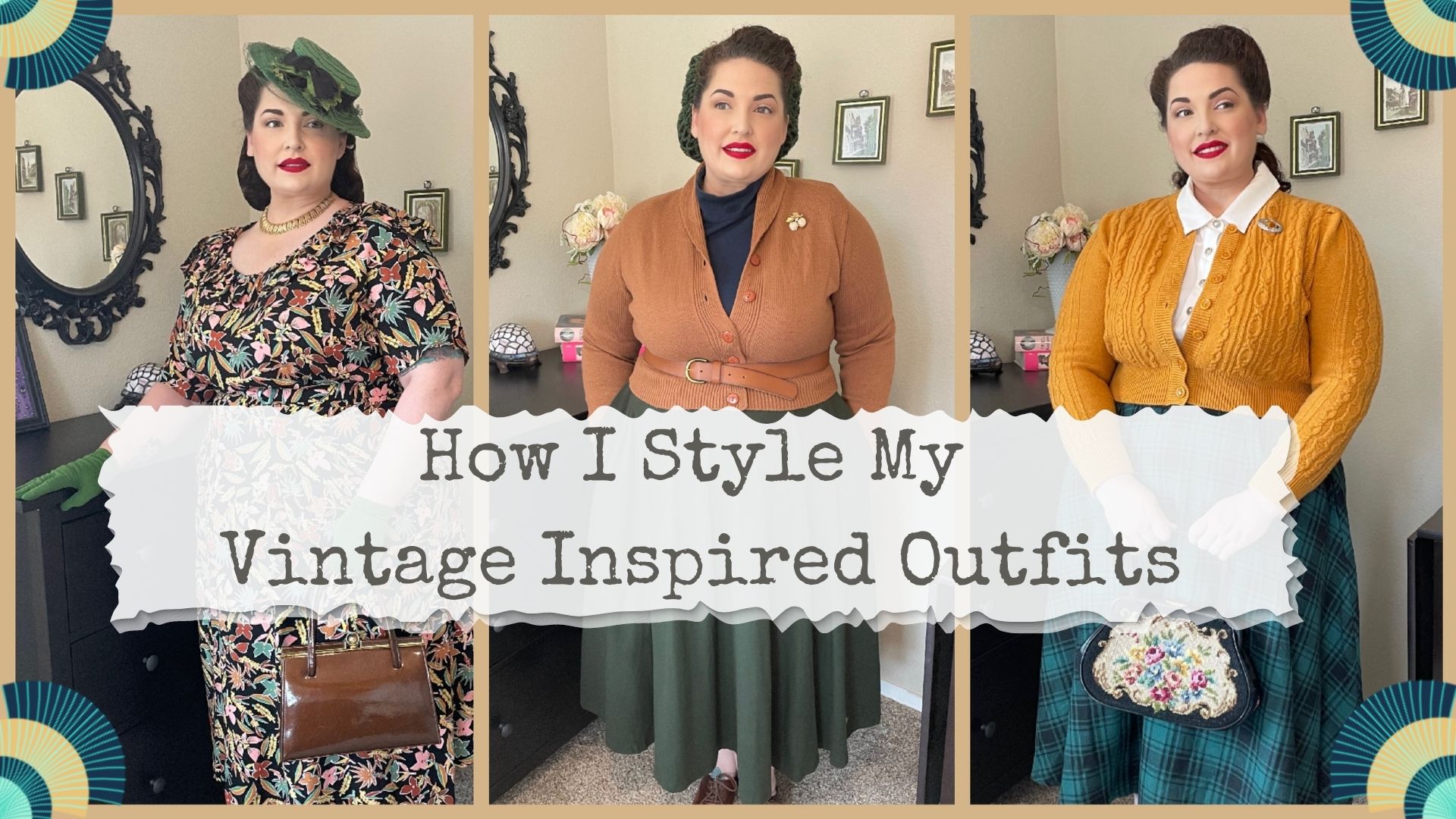 How I Style an Outfit // Three Vintage Inspired Outfits with Styling Tips