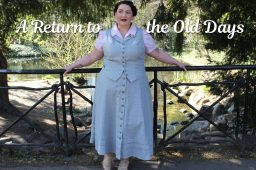 A Return to the Old Days: An Edwardian Inspired Outfit for Spring