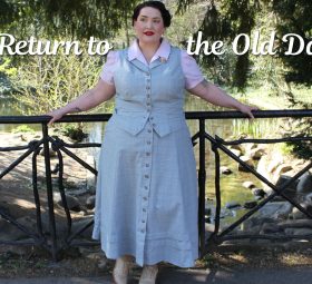 A Return to the Old Days: An Edwardian Inspired Outfit for Spring