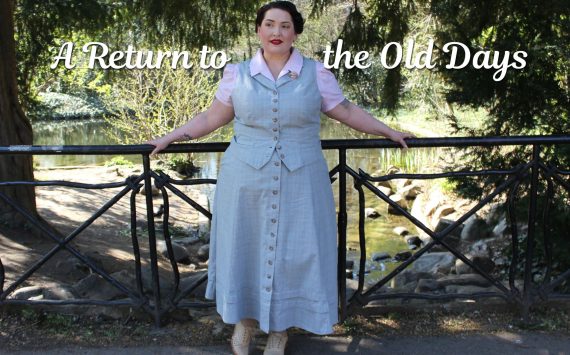 A Return to the Old Days: An Edwardian Inspired Outfit for Spring